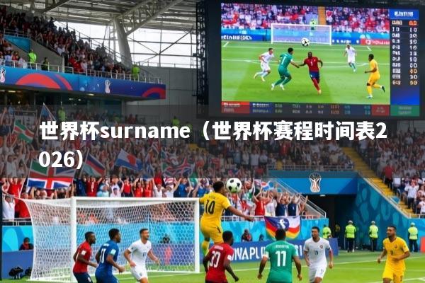 详细阅读:世界杯surname(世界杯赛程时间表2026) 世界杯surname(世界杯赛程时间表2026)